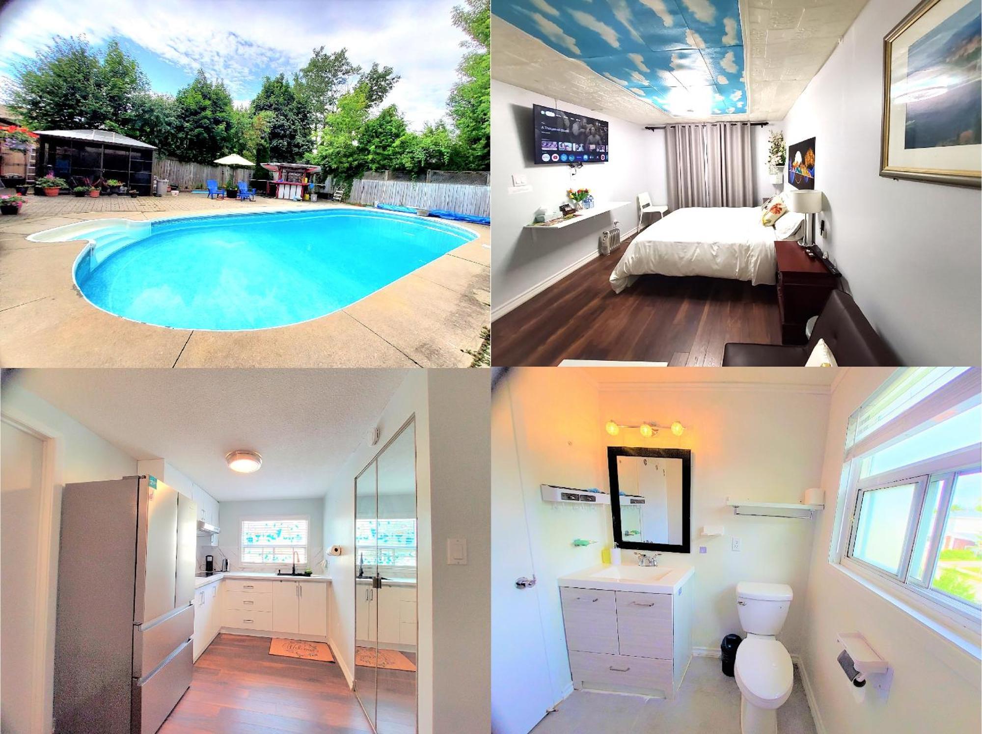 Cozy And Quiet House With Swimming Pool Toronto